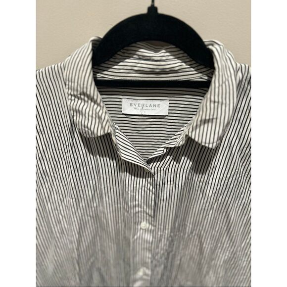 EVERLANE THE BOXY SHIRT IN WASHABLE SILK blouse - Picture 4 of 8